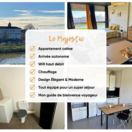 Apartamento Majestic - Wifi - Parking - Vue Dax Exterior foto